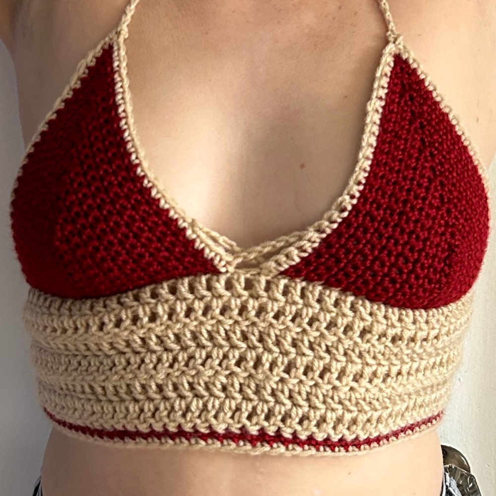 Crochet bra top ♥️👡